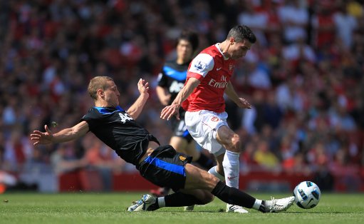 在足球比赛 在足球比赛